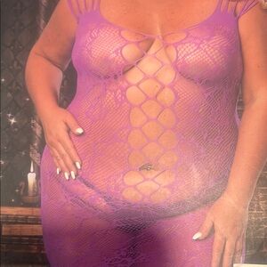 Vibrant Purple Lace OSFA